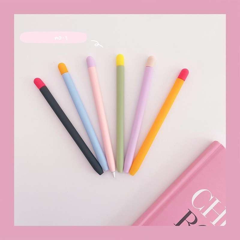 Silicone Protective Case for Apple Pencil 2 Anti Scratch Stylus Cover Magnetic Fit