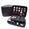 Large Capacity EVA Electronic Accessories Storage Bag Carbon Fiber Hard Shell Organizer Case