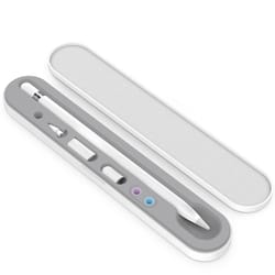 magnetic silicone stylus pen storage case for apple pencil holder with accessory organizer