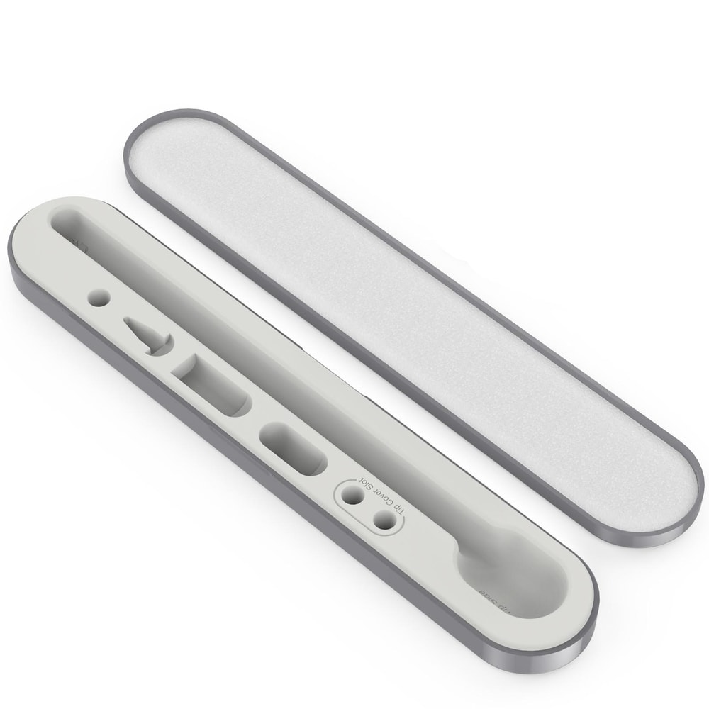 Magnetic Silicone Stylus Pen Storage Case for Apple Pencil Holder with Accessory Organizer