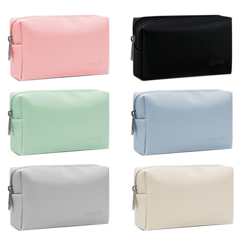 Leather Digital Storage Bag Cable Organizer Handbag for Travel Electronics