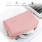 Leather Digital Storage Bag Cable Organizer Handbag for Travel Electronics
