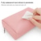Leather Digital Storage Bag Cable Organizer Handbag for Travel Electronics