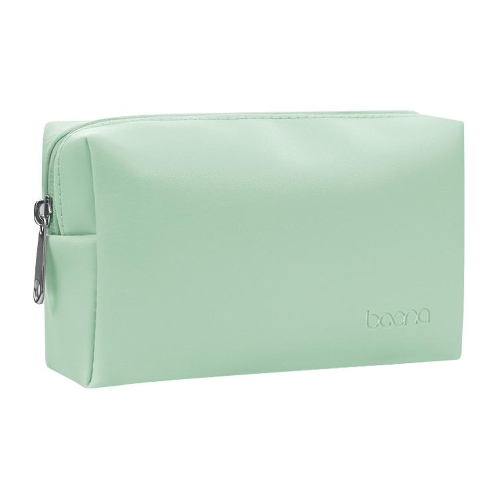 Leather Digital Storage Bag Cable Organizer Handbag for Travel Electronics