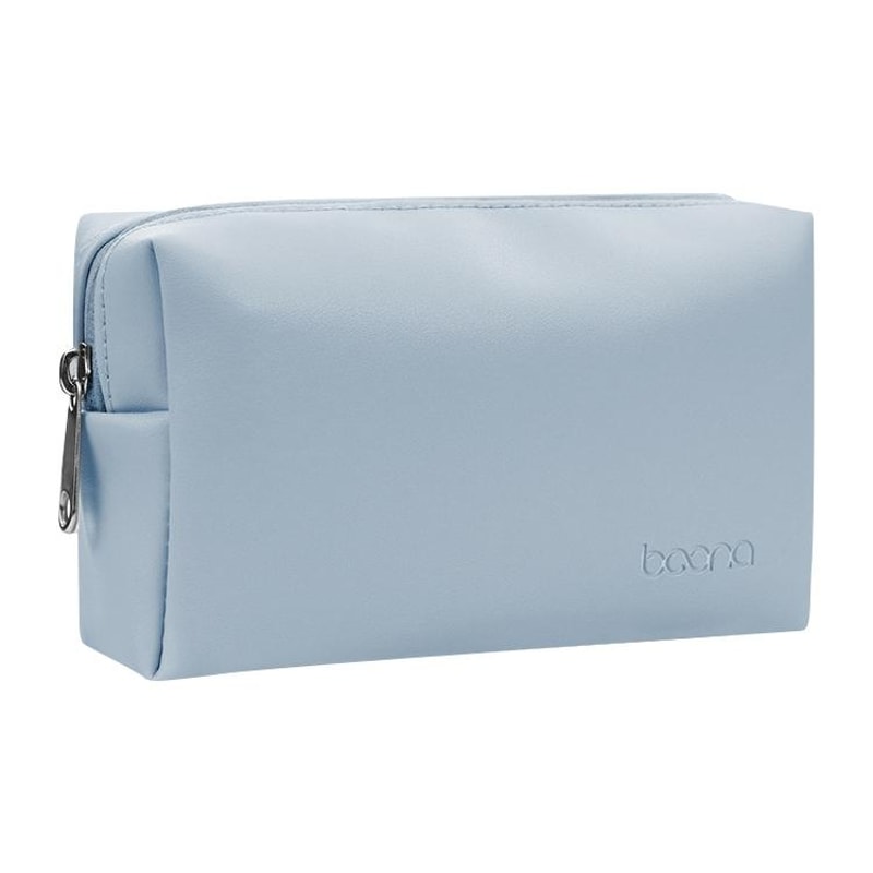 Leather Digital Storage Bag Cable Organizer Handbag for Travel Electronics