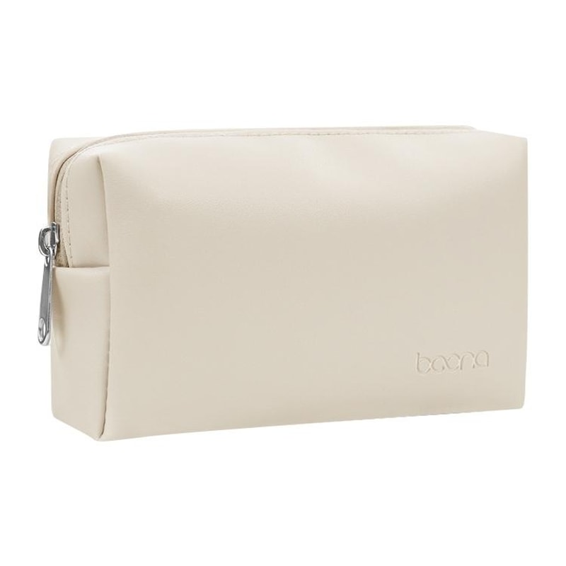 Leather Digital Storage Bag Cable Organizer Handbag for Travel Electronics