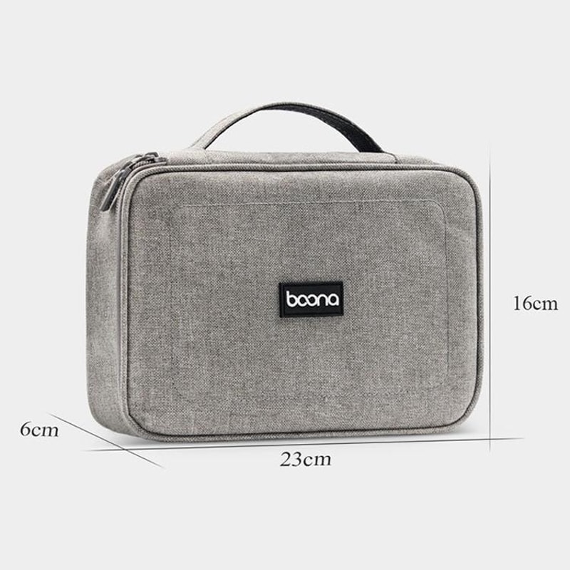 Baona Multi-Function Digital Storage Bag Hard Drive Cable Organizer Case Travel Electronics Pouch