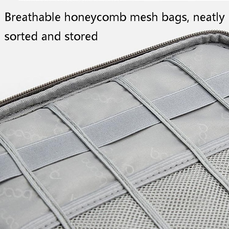 Baona Multi-Function Digital Storage Bag Hard Drive Cable Organizer Case Travel Electronics Pouch