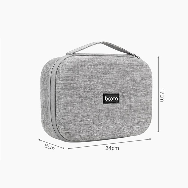 Digital Storage Bag Cable Organizer Electronics Case Gray