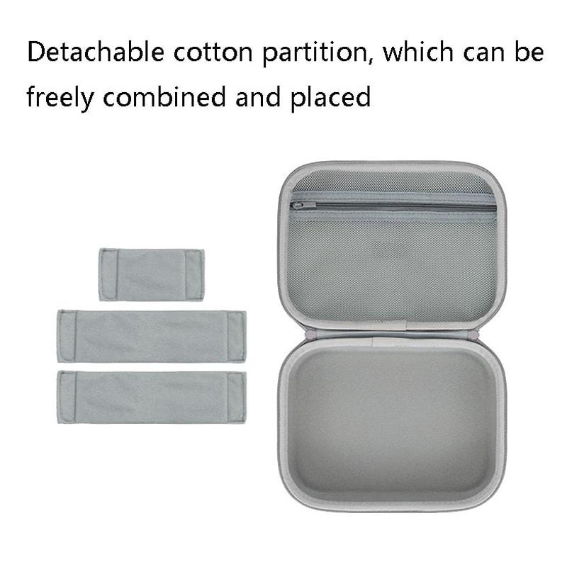 Digital Storage Bag Cable Organizer Electronics Case Gray
