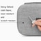 Digital Storage Bag Cable Organizer Electronics Case Gray