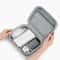 Digital Storage Bag Cable Organizer Electronics Case Gray