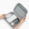 Digital Storage Bag Cable Organizer Electronics Case Gray