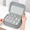Laptop Cable Organizer EVA Storage Case Digital Power Cord Protective Travel Bag 5