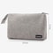 Dual Layer Digital Storage Bag Cable Organizer Travel Case Electronics Organizer