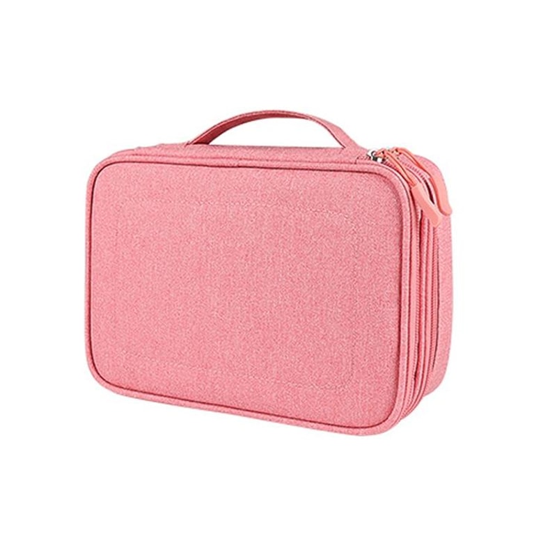 Double Layer Multifunctional Digital Accessory Storage Bag Travel Cable Organizer Pouch