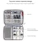 Double Layer Digital Accessory Storage Bag Cable Organizer Bag For Travel Electronics Organizer Bla 3