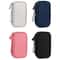 Double Layer Digital Accessory Storage Bag with Lanyard Travel Cable Organizer Pouch