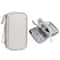 Double Layer Digital Accessory Storage Bag with Lanyard Travel Cable Organizer Pouch