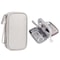 Double Layer Digital Accessory Storage Bag with Lanyard Travel Cable Organizer Pouch