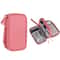 Double Layer Digital Accessory Storage Bag with Lanyard Travel Cable Organizer Pouch