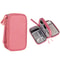 Double Layer Digital Accessory Storage Bag with Lanyard Travel Cable Organizer Pouch