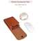 PU Leather Digital Accessory Storage Bag Compact Cable Organizer Pouch for Travel
