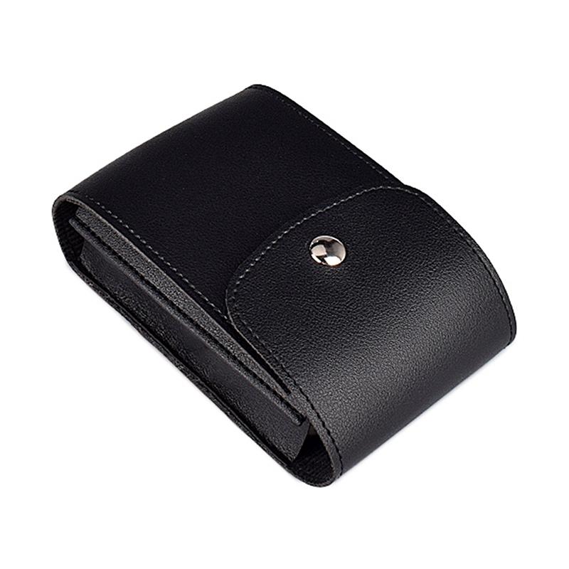 PU Leather Digital Accessory Storage Bag Compact Cable Organizer Pouch for Travel
