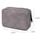 Portable Tech Organizer Sheepskin Leather Bag Mini Travel Digital Accessory Pouch