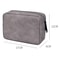 Portable Tech Organizer Sheepskin Leather Bag Mini Travel Digital Accessory Pouch