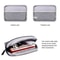 Portable Tech Organizer Sheepskin Leather Bag Mini Travel Digital Accessory Pouch