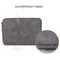 Portable Tech Organizer Sheepskin Leather Bag Mini Travel Digital Accessory Pouch