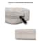 Portable Frosted PU Leather Cable Organizer Bag Dark Grey Travel Tech Storage Pouch