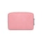 Portable Frosted PU Leather Cable Organizer Bag Dark Grey Travel Tech Storage Pouch