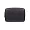 Sky Blue PU Leather Cable Organizer Bag, Portable Travel Electronics Storage Pouch