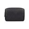 Sky Blue PU Leather Cable Organizer Bag, Portable Travel Electronics Storage Pouch