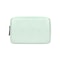 Sky Blue PU Leather Cable Organizer Bag, Portable Travel Electronics Storage Pouch
