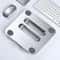 ROCK Aluminum Alloy Adjustable Laptop Cooling Stand Silver Ergonomic Laptop Riser with Cooling Design