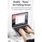 ROCK Aluminum Alloy Adjustable Laptop Cooling Stand Silver Ergonomic Laptop Riser with Cooling Design