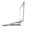 Foldable Aluminum Alloy Adjustable Laptop Stand for Devices Ergonomic Height Extender Holder