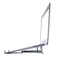 Foldable Aluminum Alloy Adjustable Laptop Stand for Devices Ergonomic Height Extender Holder