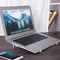 Foldable Aluminum Alloy Adjustable Laptop Stand for Devices Ergonomic Height Extender Holder