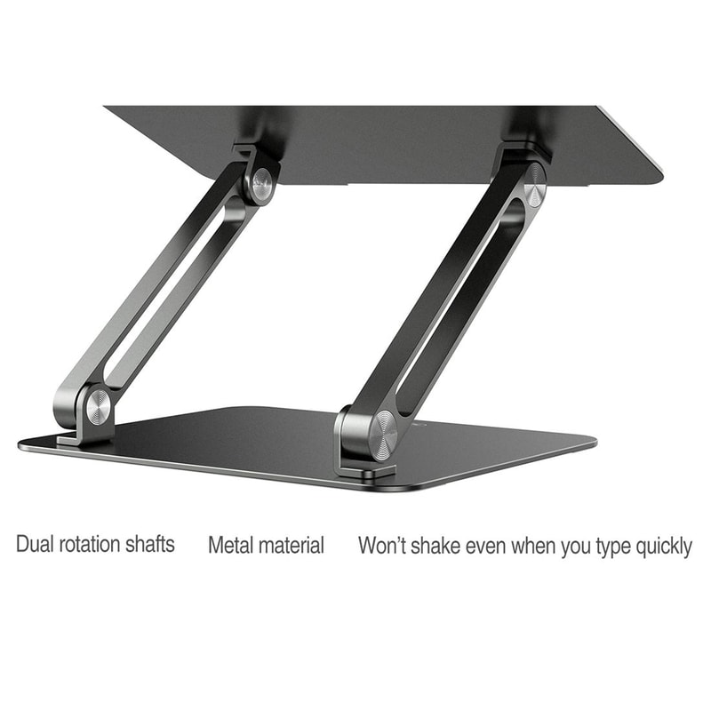 ProDesk Adjustable Laptop Stand Aluminum Ergonomic Foldable Notebook Holder