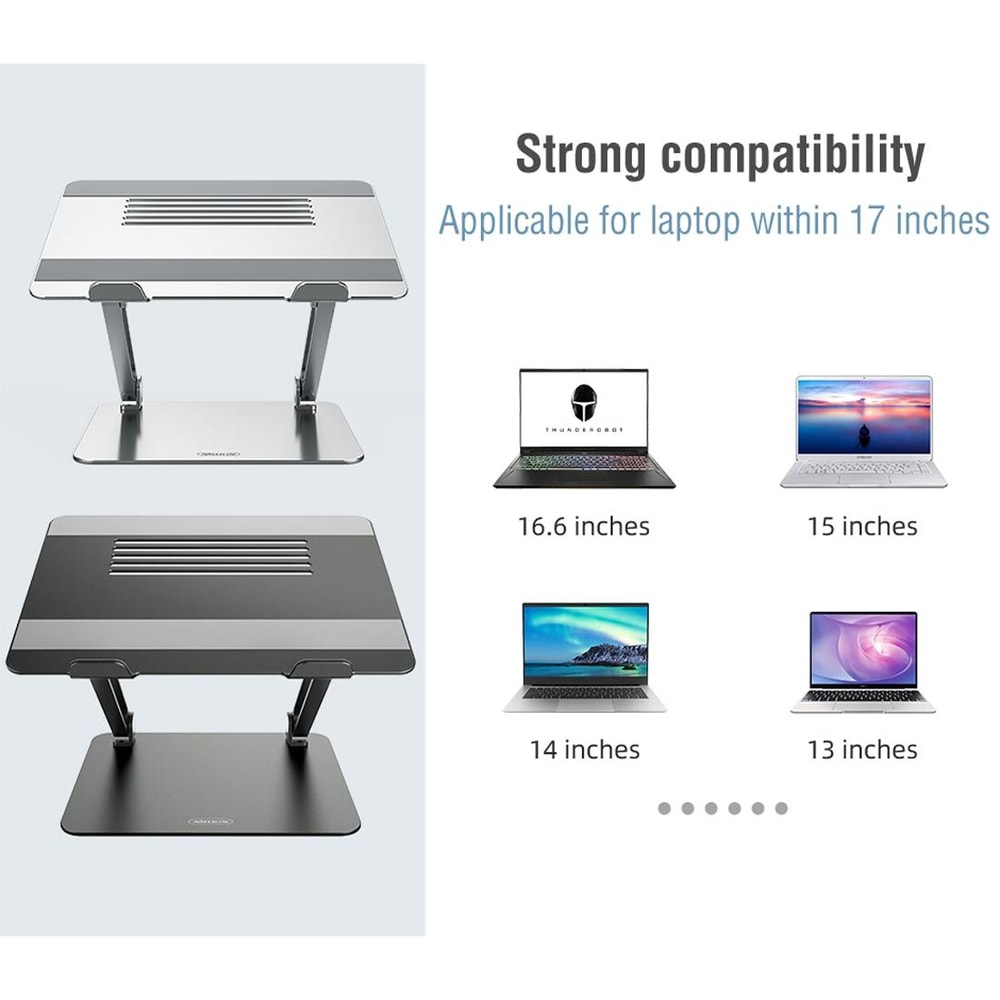 ProDesk Adjustable Laptop Stand Aluminum Ergonomic Foldable Notebook Holder