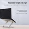 ProDesk Adjustable Laptop Stand Aluminum Ergonomic Foldable Notebook Holder