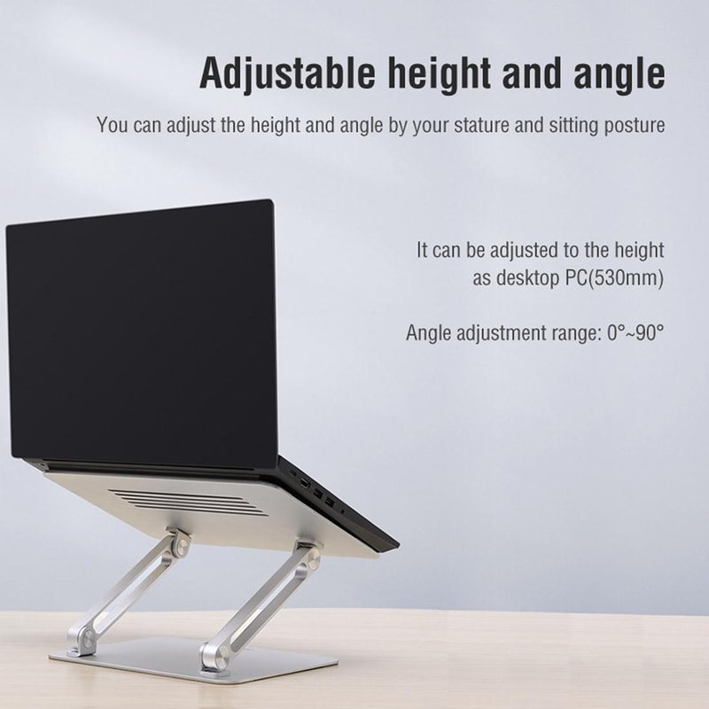 ProDesk Adjustable Laptop Stand Aluminum Ergonomic Foldable Notebook Holder