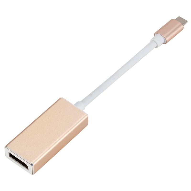 USB-C 3.1 to DisplayPort Female Adapter | Thunderbolt 3 4K Video Converter 12cm