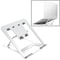 Adjustable Aluminum Laptop Stand Riser Foldable Ergonomic 6-Level Height Extender Heat Dissipation Holder