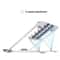 Adjustable Aluminum Laptop Stand Riser Foldable Ergonomic 6-Level Height Extender Heat Dissipation Holder