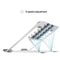 Adjustable Aluminum Laptop Stand Riser Foldable Ergonomic 6-Level Height Extender Heat Dissipation Holder